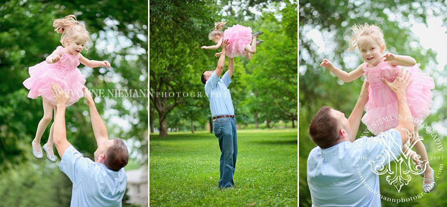St. Louis Family Portraits On Location - Father and daughter