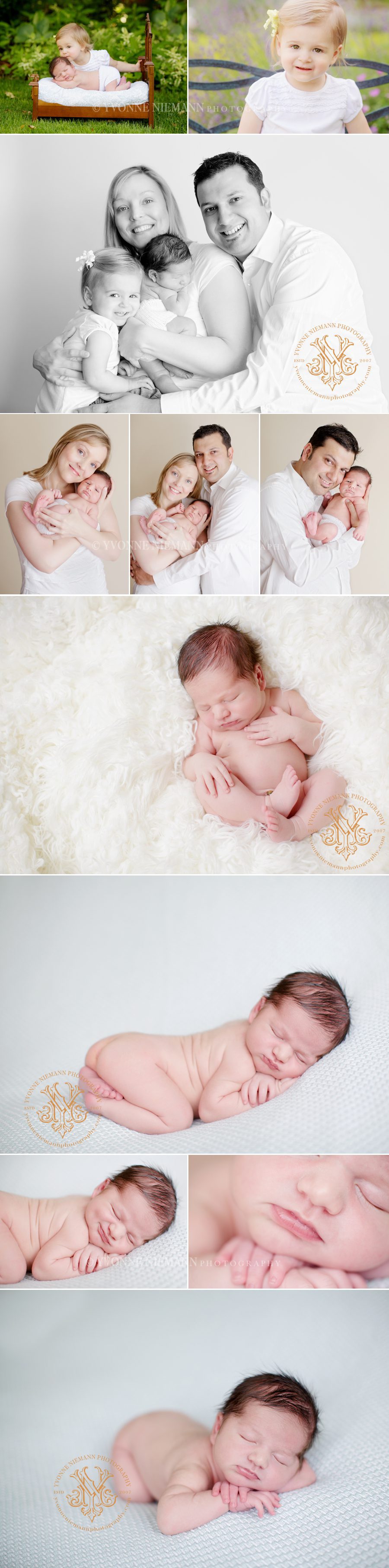 St. Louis newborn photography showing family connections.