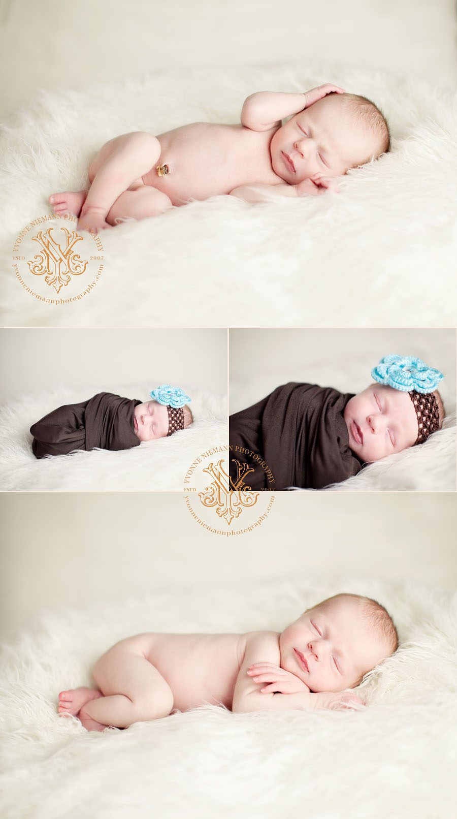 Newborn photography of newborn girl at her home in St. Charles, MO.